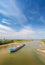 The Nederrijn river in front of the Dutch city of Arnhem