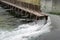 Needle Dam in the river Reuss in Lucerne