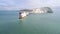 The Needles on the Isle of Wight From the Air