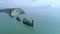 The Needles on the Isle of Wight From the Air