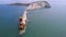 The Needles on the Isle of Wight From the Air