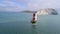 The Needles on the Isle of Wight From the Air