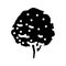 neem tree jungle amazon glyph icon vector illustration