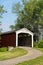 Neet Covered Bridge crosses Little Raccoon Creek, Parke County,