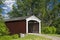 Neet Covered Bridge crosses Little Raccoon Creek, Parke County, Indiana