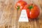 Negative-calories food, tomatoes on a cutting board