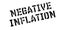 Negative Inflation rubber stamp