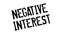 Negative Interest rubber stamp