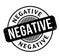 Negative rubber stamp