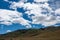 Negative Space photo at Antelope Island State Park in Utah. Rolling lush green hills