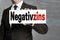 Negativzins in german negative interest sign is held by busine