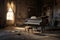 Neglected Melodies: A Silent Piano Bathed in Starlight Glow