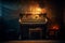 Neglected Melodies: A Silent Piano Bathed in Starlight Glow