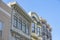 Neighborhood with complex residential buildings at San Francisco, California