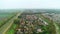 Neighborhood at the Edge of Dutch City of Dronten - Flevoland, The Netherlands – 4K Drone Footage