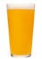 NEIPA ale in shaker pint glass isolated on white