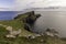 Neist Point, famous landmark with lighthouse on Isle of Skye, Scotland