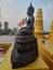 Nelligala temple buddha statue