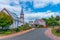 NELSON, NEW ZEALAND, FEBRUARY 5, 2020: Historial church at Founders Heritage Park at Nelson, New Zealand