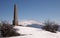 Nelson Obelisk In Winter Nebrodi Park, Sicily