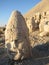 Nemrut Dag Milli Parki, Mount Nemrut with ancient statues heads of king anf Gods