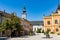 Neo-classical architecture of Vladicin Court Palace of Bishop in Novi Sad, Serbia