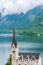 Neo Gothic Evangelical Church in Hallstatt, Austria