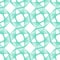 Neo mint,Aqua Menthe,emerald, turquoise geometric vector seamless pattern.Color 2020. Repeating square texture in neo