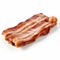 Neo-plasticist Bacon: Crisp Textures On White Background