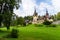 Neo-Renaissance Peles Castle Built In 1873 In Carpathian Mountains