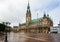 Neo Renaissance Town Hall or Rathaus in Hamburg, Germany