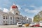 Neoclassical colonial building, Governor's Palace, in historic center of city Cienfuegos, Cuba.