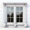 Neoclassical Style Georgian Window: Photorealistic 3d Rendering