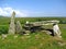 Neolithic Cairnholy Cairns Dolmen II above Wigtown Bay, Southern Scotland, Great Britain