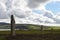 Neolithic Ring of Brodgar in the island of Mainland island, Orkney archipelago, Scotland