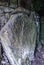 Neolithic stone inside the mound of hostages at hill of tara