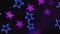 Neon 3D Flying Stars Gradient.