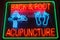 Neon Acupuncture Sign