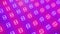Neon Animated colored cubes move on a purple background.