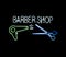 Neon Barber Shop Sign