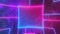 Neon blue pink foggy nebula futuristic ultraviolet energy curvy glowing lines laser tunnel Sci-Fi black high resolution background