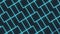 Neon blue squares and lines pattern on dark black space