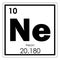 Neon chemical element