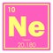 Neon chemical element