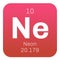 Neon chemical element