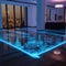 Neon City Chronicles: Futuristic 3D Epoxy Floors with Cyberpunk Vibes