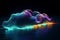 Neon Cloud Data Revolutionizes Future Tech: A 3D Hyper-Detailed Rendering