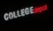 Neon College Sign