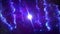 Neon color violet boundless Deep galaxy full of exquisite nebulae filling magical space Loop Background.