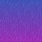 Neon colored purple rain drops on blue background. Vector